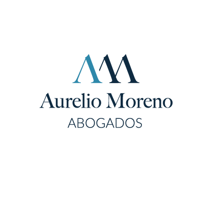 Logotipo de Aurelio Moreno Abogados diseñado por Baética