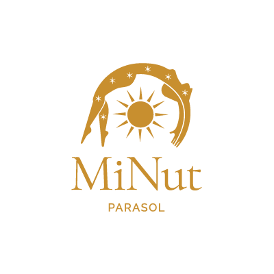 Logotipo de MiNut Parasol diseñado por Baética